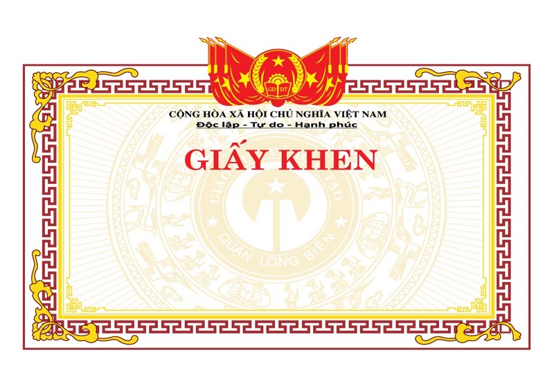 In giấy khen